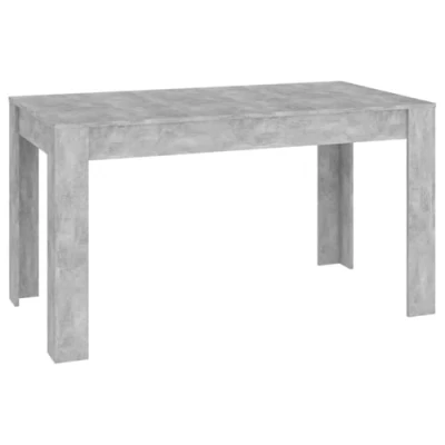 Afbeelding van Eettafel 140x74,5x76 cm spaanplaat betongrijs