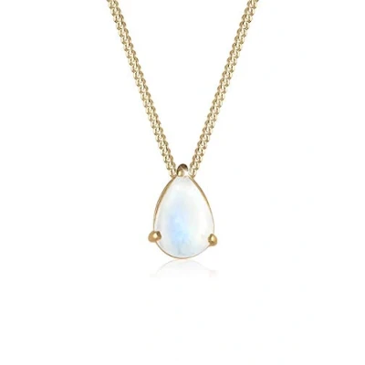 Afbeelding van Elli Tropfen GEO Ketting, Dames, Maat: 45, Gold