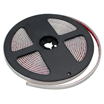 Afbeelding van Chroom Decoratieve afwerking 8mm x 5m Auto Chroomstrip Universeel Zelfklevend Flexibele