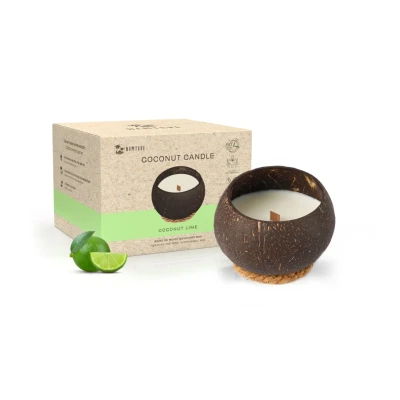 Afbeelding van Kokosnoot Kaars Coconut Lime / 1 Pack