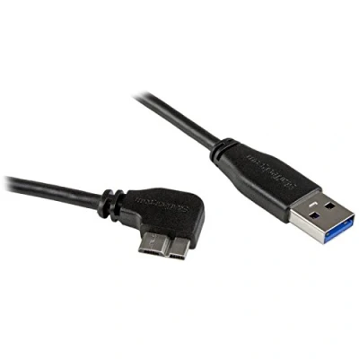 Afbeelding van Kabel USB naar Micro Startech USB3AU2MRS Zwart