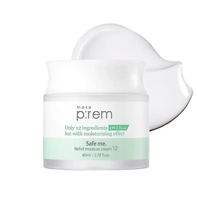 Afbeelding van MAKE Prem P:REM SAFE ME. Relief Moisture Cream 12 Hydratatie, Maat: 80 ml,