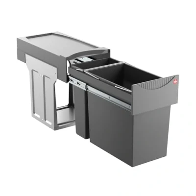 Afbeelding van Hailo 3666111 afvalbak TA Swing 30.2/31 voor kasten vanaf 300 mm breed met draaideur