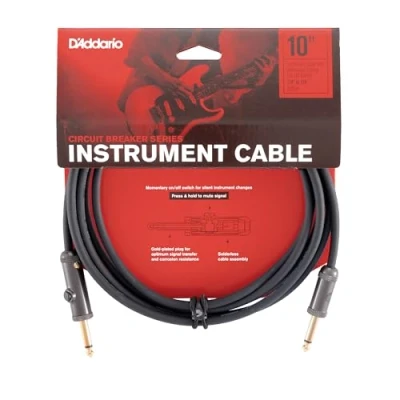 Afbeelding van Planet Waves PW AG 10 Instrumentkabel met schakelonderbreker, 3 m, zwart