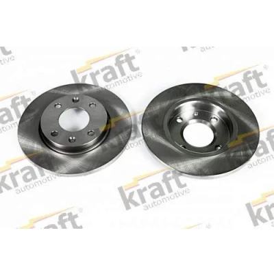 Afbeelding van KRAFT 6045770 Remschijf 247, 247,5 13,0 4 volledig PEUGEOT: 206 Hatchback, 206+ SW, CITROËN: Xsara Coupe