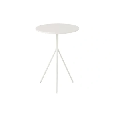 Afbeelding van J Line salontafel Rond metaal wit