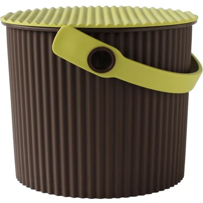 Afbeelding van Hachiman Omnioutil Opbergemmer Mini Bruin/Geel