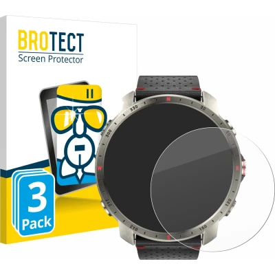 Afbeelding van BROTECT AirGlass kogelwerende glasfolie, Smartwatch beschermfolie, Transparant