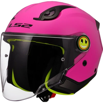 Afbeelding van LS2 Kinderhelm Funny II Solid OF622 roze maat S
