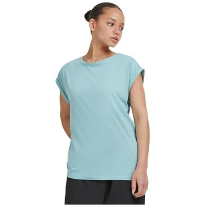 Image de Urban Classics Femme T shirt Thé à épaules dénudées pour femme, Bluemint, S