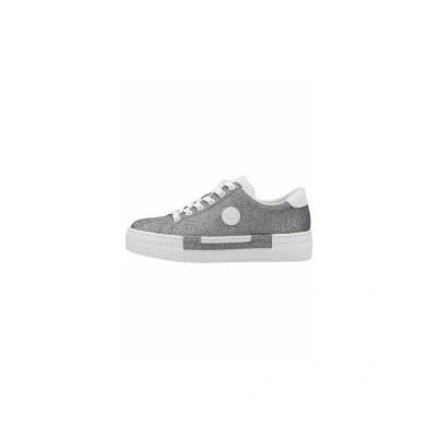 Afbeelding van Rieker Sneakers laag, Dames, Maat: 37, Altsilber weiss Soft synthetic