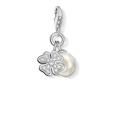 Afbeelding van Thomas Sabo Best Mom 0821 001 12 Damesbedel van 925 Sterling zilver, geen edelsteen, Zirkoniumoxide Parel