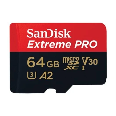 Image de SanDisk MicroSDXC Extreme Pro 64 Go 200 Mo/s