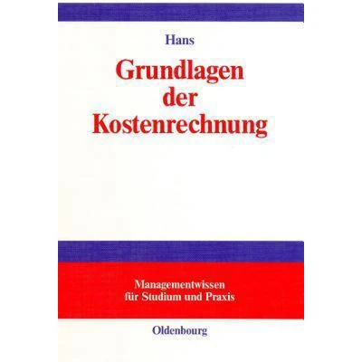 Afbeelding van Grundlagen der Kostenrechnung