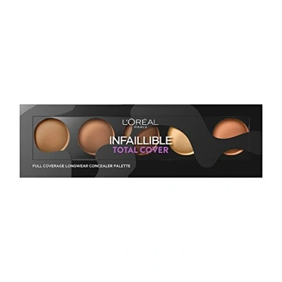 Afbeelding van L&#039;Oréal Infallible Total Cover Concealer Palette 02 Tan To Deep