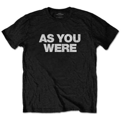 Afbeelding van Liam Gallagher As You Were Heren T shirt 3XL Zwart