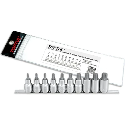 Afbeelding van RIBE doppenset TOPTUL 1/2 10Stk(M5 M6 M7 M8 M9 M10 M12 M13 M14 M16)