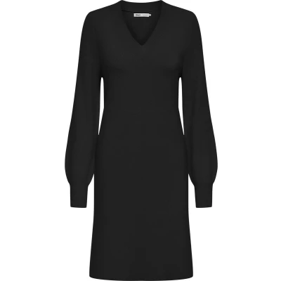 Afbeelding van ONLY ONLKATIA LS V NECK DRESS KNT Dames Mini jurken