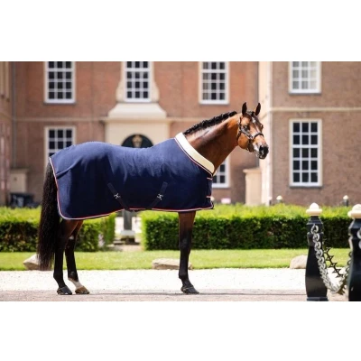 Afbeelding van HB Showtime Showdeken Fleece 400gr Dutch Crown Navy 115/165 Agradi.be