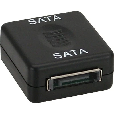 Afbeelding van SATA data koppelstuk SATA300 3 Gbit/s / zwart