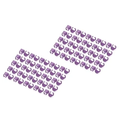 Afbeelding van Digitus A CC VI Gekleurde clips voor patchkabel Violet