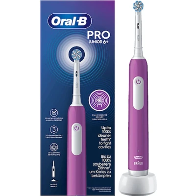 Afbeelding van Oral B PRO Junior 6+ Paars Elektrische Tandenborstel