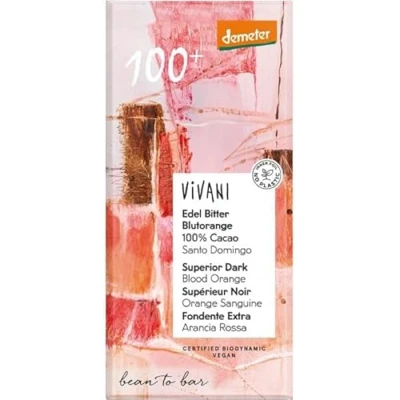 Afbeelding van Vivani Superior Dark 100% Cacao Blood Orange