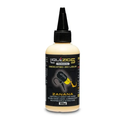 Afbeelding van Liquirigs Liquizigs Dedicated Zig Liquid &#039;Zanana&#039; (100ml) Boilie flavours