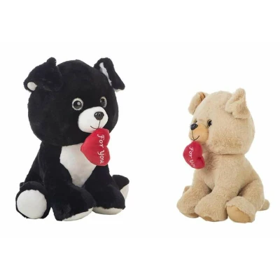 Afbeelding van Knuffel For You Hond 42 cm Hart