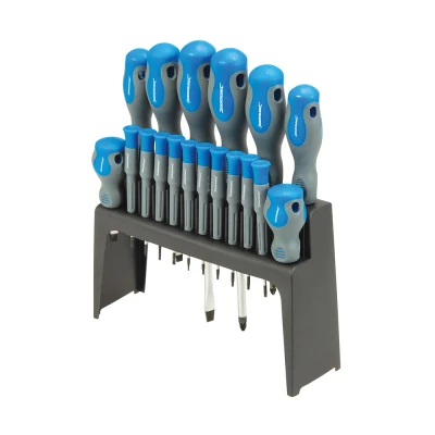 Afbeelding van Silverline 18 delige soft grip schroevendraaier set
