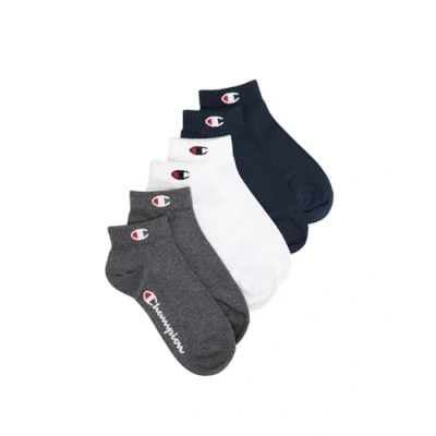 Afbeelding van Champion Quarter Socks 6 PACK Unisex Sportsokken, Maat: 35 38, Dark blue