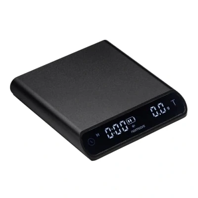 Afbeelding van Normcore Balance à café de poche V3 Pour expresso goutte barista avec minuteur Corps en aluminium anodisé écran LCD rétroéclairé Noir
