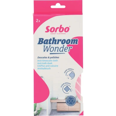 Afbeelding van Sorbo Microvezel Anti Kalkdoek 33x43 cm 2 stuks