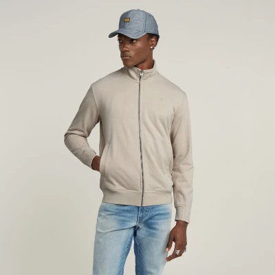 Afbeelding van G STAR Nifous Sweater met rits, Heren, Maat: Medium, Dk brick