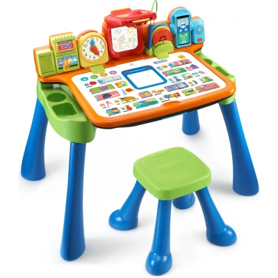 Afbeelding van VTech Mijn Magisch Bureau 5 in 1 Interactief Speelgoed Kinder Peuter Tafel Voor Jongens &amp; Meisjes