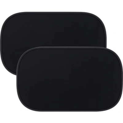Afbeelding van Nuvance Zonnescherm Auto Baby 2 Stuks met UV Protectie voor en Kind Zonwering Zijruiten Zelfklevend One Size Zwart