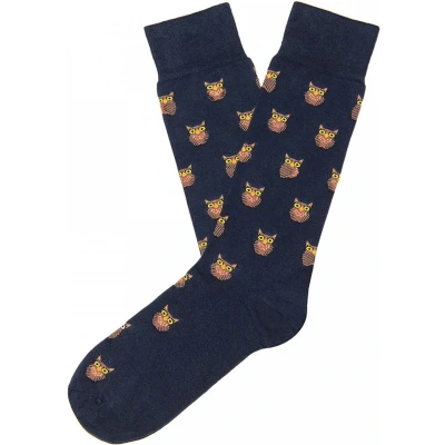 Afbeelding van Jimmy Lion sokken owls blauw 41 46