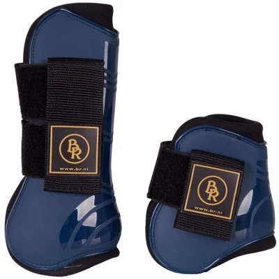 Afbeelding van BR Pees &amp; Kogelbeschermers Set Pro Tech Neopreen Blauw Pony