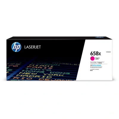 Image de Toner magenta LaserJet HP 658X authentique grande capacité
