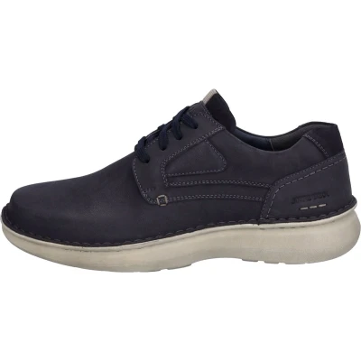 Afbeelding van Josef Seibel ALAN Sportieve veterschoenen, Heren, Maat: 46, Indigo Leer