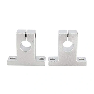 Afbeelding van 2 stuks SK12 lineaire rail as geleidingsbeugel 12 mm steun verticale optische geleider