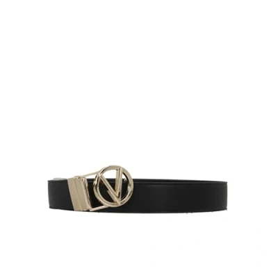 Afbeelding van VALENTINO riem Roof Pin Buckle Belt W105 Nero / Oro zwart