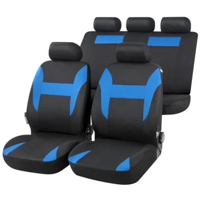 Afbeelding van WALSER Nampa 13423 Stoelhoes blauw/zwart Polyester voor en achter VOLKSWAGEN: Polo V Hatchback, IV GOLF 6, FORD: FIESTA 6
