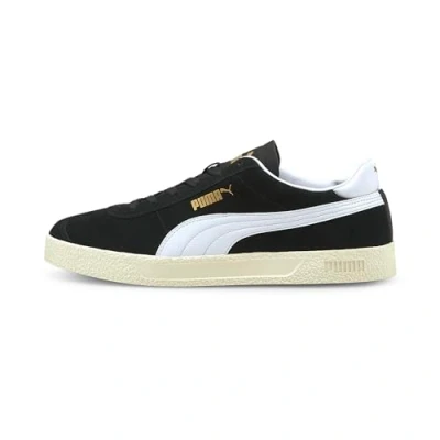 Afbeelding van puma CLUB Sneakers laag, Maat: 44.5, black whitegold Leer en textiel
