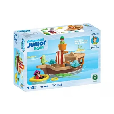Afbeelding van PLAYMOBIL JUNIOR &amp; Disney: Peter Pans spetterend piratenschip 71769