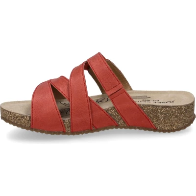 Afbeelding van Josef Seibel Tonga sandaal 82 zwart, Rood