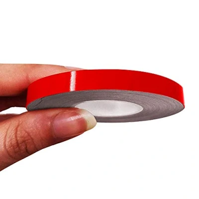 Afbeelding van 4R Quattroerre.it 10481 Trim Stripes plakstrips voor auto&#039;s, rood, 7 mm x 10 m