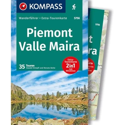 Afbeelding van KOMPASS Wanderführer 5765 Piemont, Valle Maira