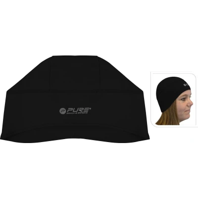 Afbeelding van Pure2Improve hardloop beanie, zwart, maat S/M