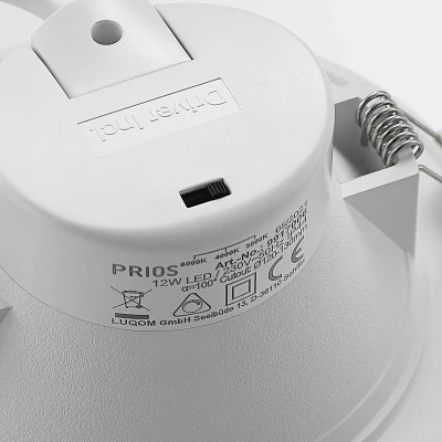 Afbeelding van Prios LED inbouwspot Rida, 14,5 cm, 12 W, CCT, dimbaar